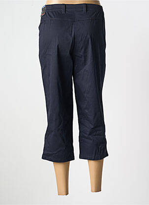 Pantacourt coupe droite taille normale bleu TONI femme
