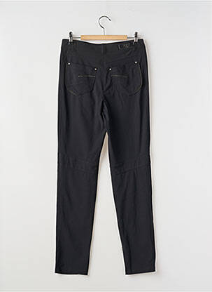 Pantalon slim stretch taille normale noir 3322 femme