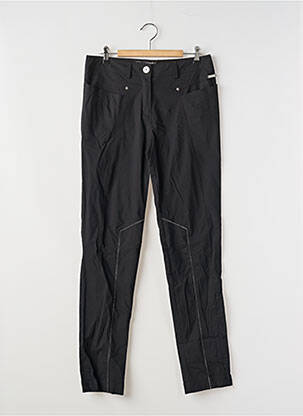 Pantalon slim stretch taille normale noir 3322 femme