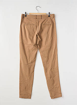 Pantalon slim stretch taille normale marron FRANSA femme