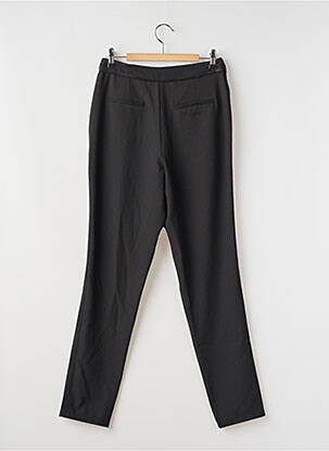 Pantalon slim tissage popeline taille normale noir ET COMPAGNIE femme