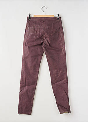 Pantalon slim skinny taille normale violet ET COMPAGNIE femme