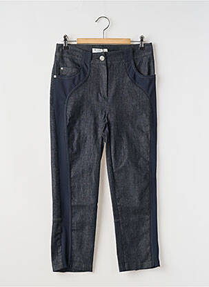 Pantacourt coupe droite taille normale bleu MC PLANET BY INNATE femme
