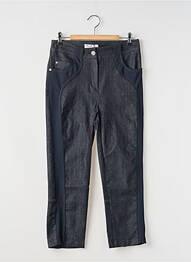 Pantacourt coupe droite taille normale bleu MC PLANET BY INNATE femme