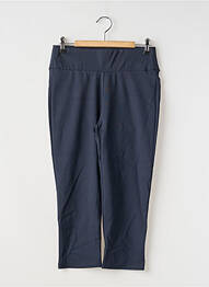 Pantacourt stretch taille normale bleu FRANSA femme
