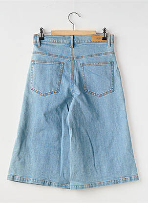Bermuda coupe droite taille normale bleu ICHI femme
