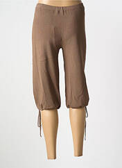 Corsaire marron ROSE NACRE pour femme seconde vue