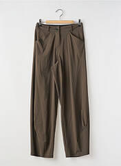 Pantalon droit marron 3322 pour femme seconde vue