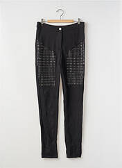 Pantalon slim noir LAUREN VIDAL pour femme seconde vue