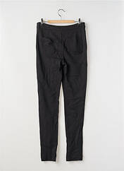 Pantalon slim noir LAUREN VIDAL pour femme seconde vue