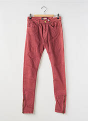 Pantalon slim rouge ALCOTT pour femme seconde vue