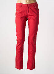 Pantalon slim rouge DESIGUAL pour femme seconde vue