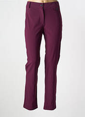 Pantalon slim violet 3322 pour femme seconde vue