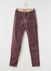 Pantalon slim violet ET COMPAGNIE pour femme seconde vue