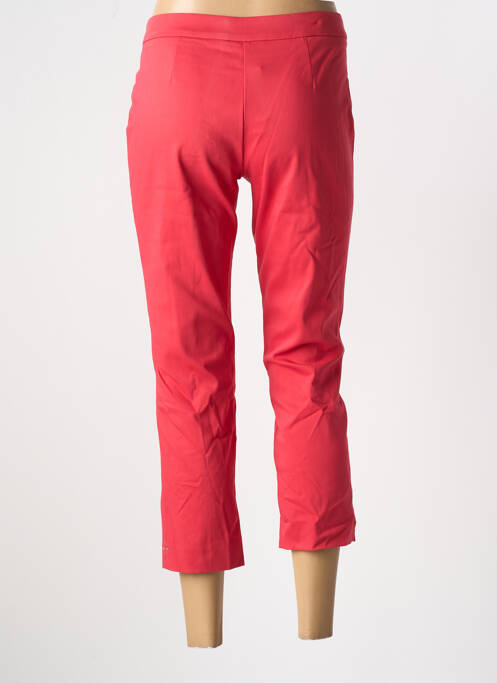 Pantacourt slim taille haute rouge COP COPINE femme