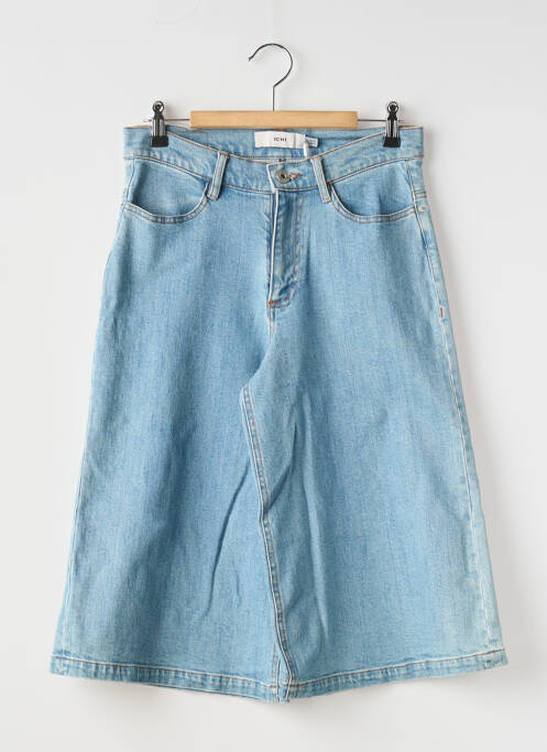 Bermuda bleu ICHI pour femme