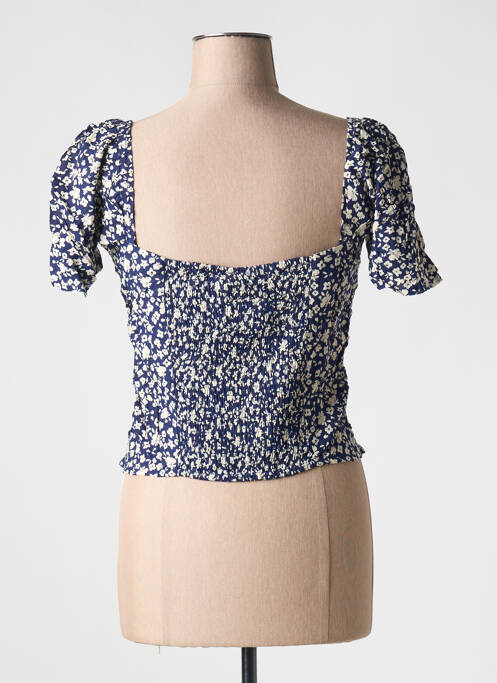 Top bleu BIZANCE pour femme