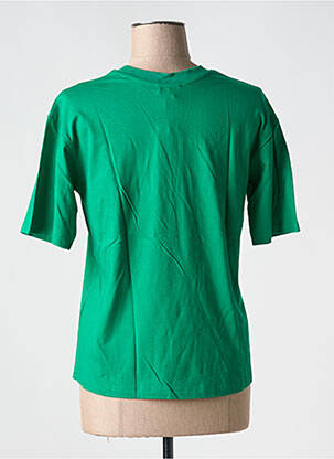 T-shirt coupe droite manches courtes vert BIZANCE femme