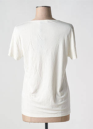 T-shirt coupe droite manches courtes blanc COP COPINE femme