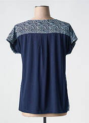 Top bleu FRANSA pour femme seconde vue