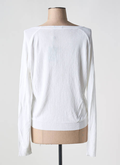 Gilet manches longues coupe cintrée blanc COP COPINE femme