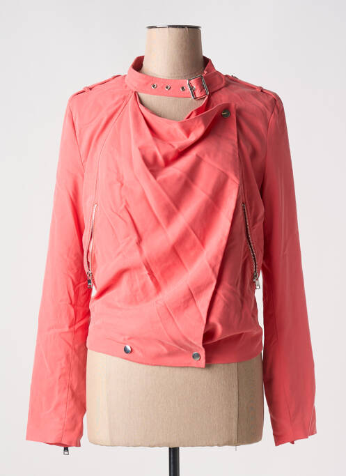 Veste casual col rond rose COP COPINE femme