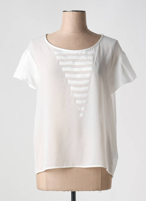 Top blanc COP COPINE pour femme
