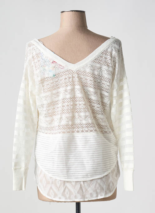 Top blanc DESIGUAL pour femme