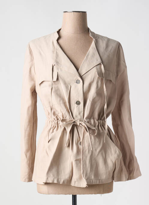 Veste casual beige LILI & CAROLINE pour femme