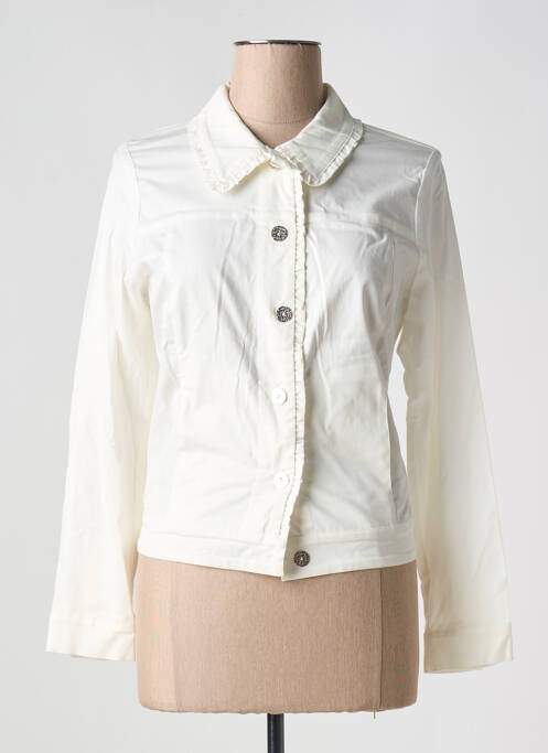 Veste casual blanc LILI & CAROLINE pour femme