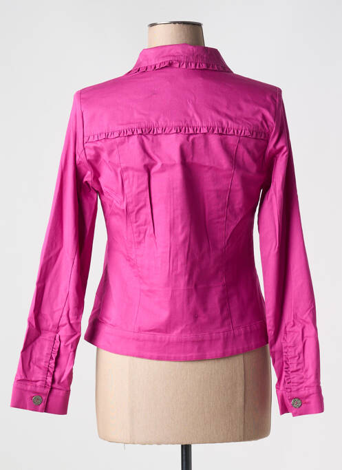 Veste casual violet LILI & CAROLINE pour femme