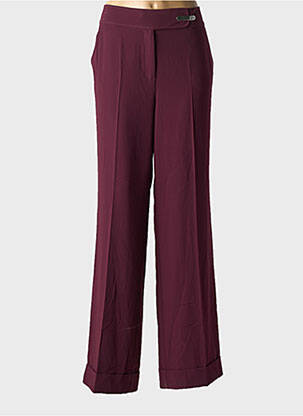 Pantalon droit stretch taille normale violet COP COPINE femme