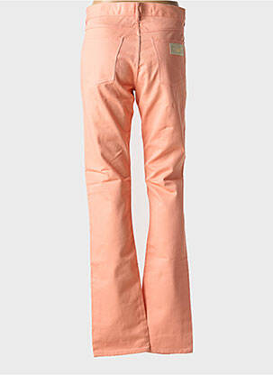 Jeans coupe droite broderie rivets taille normale orange APRIL 77 femme