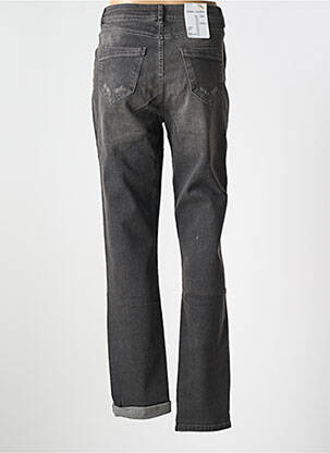 Jeans coupe slim stretch taille normale gris GINA LAURA femme