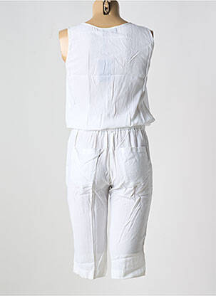 Combishort tissage crêpe sans manche blanc COP COPINE femme