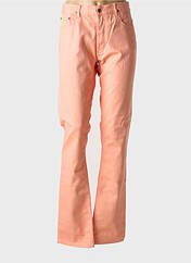 Jeans coupe droite orange APRIL 77 pour femme seconde vue