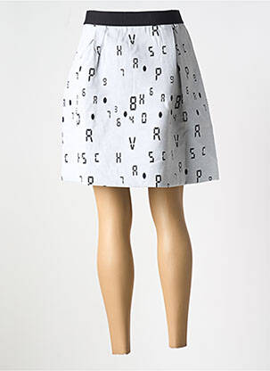 Jupe courte coupe évasée gris COP COPINE femme