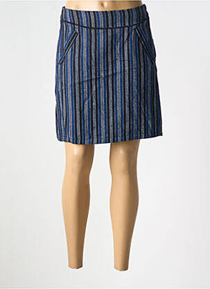 Jupe courte poches bleu PAN femme