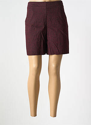 Bermuda coupe droite taille normale rouge COP COPINE femme