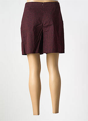 Bermuda coupe droite taille normale rouge COP COPINE femme