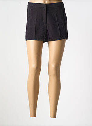 Short fermeture zippée sous rabat avec crochet taille normale noir NAF NAF femme