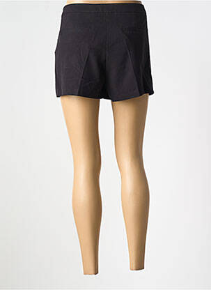 Short fermeture zippée sous rabat avec crochet taille normale noir NAF NAF femme