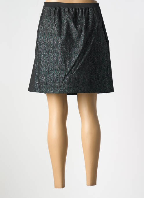 Jupe courte coupe évasée vert NAF NAF femme