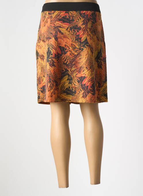 Jupe courte marron LILI & CAROLINE pour femme