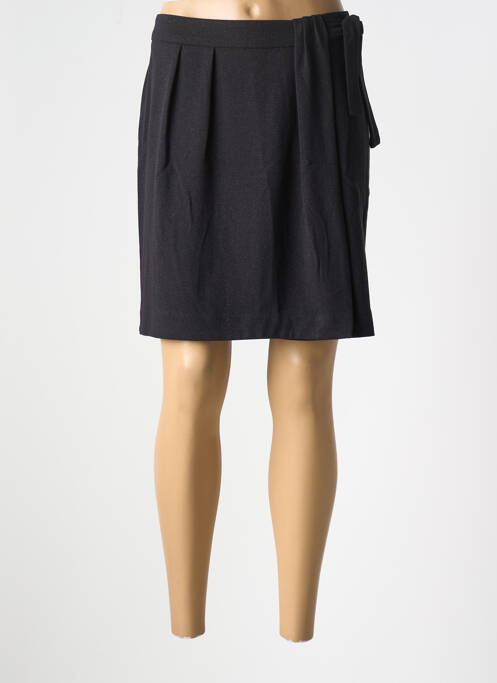 Jupe mi-longue noir ONE STEP pour femme