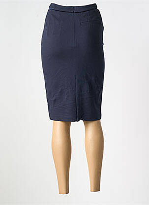 Jupe mi-longue stretch bleu ONE STEP femme