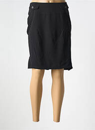 Jupe mi-longue coupe droite noir 2026 femme