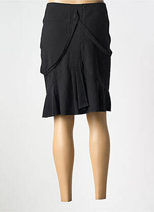Jupe mi-longue stretch noir 2026 femme