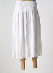 Jupe longue blanc BIZANCE pour femme seconde vue