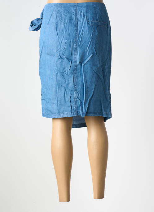 Jupe mi-longue bleu ONE STEP pour femme